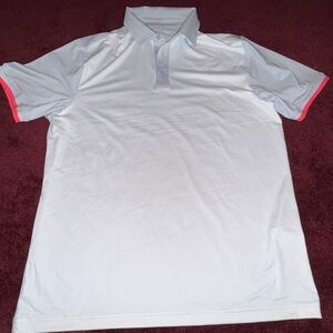 Under Armour T2 Green Turf Blocked Polo Shirt Halo Grey white neon  Mens L